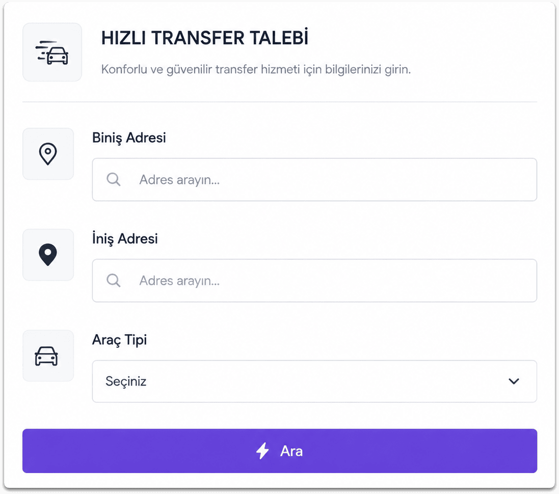 Acenta Kullanıcıları için Hızlı ve Odaklı Bir Deneyim
